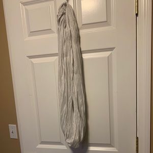 Express White Iridescent Infinity Scarf